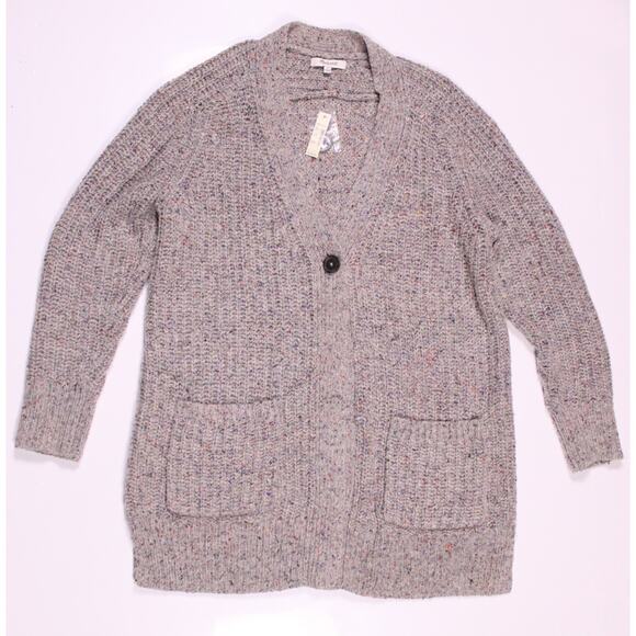 Madewell Sweaters - Madewell cardigan sweater gray with rainbow specks colorfleck grandpa sz S NWT
